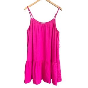 NWT Anthropologie Entro Vibrant Pink Flowy Dress